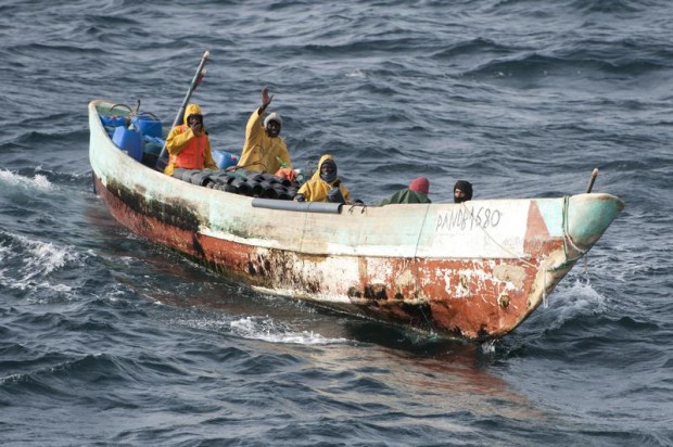 Artisanal fishing boat 40 miles off the coast of Mauritania