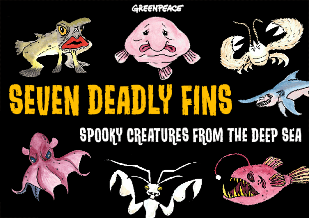 Seven deadly fins - scary creatures from the deep sea