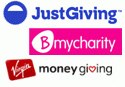 justgiving bmycharity virgin money giving