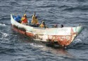 Artisanal fishing boat 40 miles off the coast of Mauritania