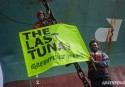 Ron with activist alongside the MV Lung Yuin in Taiwan