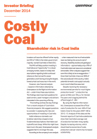 Image for Costly Coal: Shareholder risk in Coal India