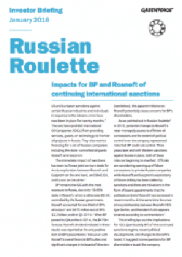 Image for Russian Roulette: Impacts for BP and Rosneft of continuing international sanctions