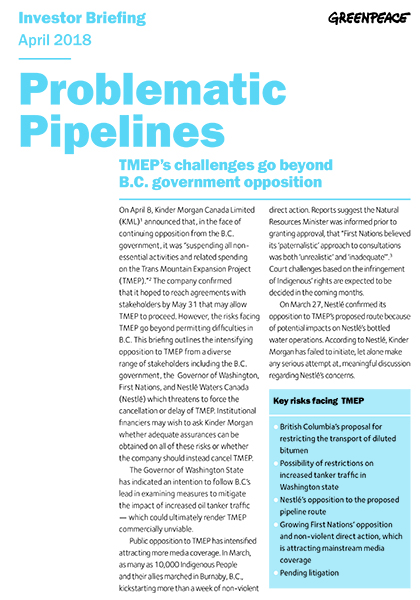 Image for Problematic Pipelines: TMEP’s challenges go beyond B.C. government opposition