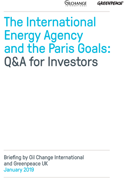 Image for The International Energy Agency and the Paris Goals: Q&A for Investors