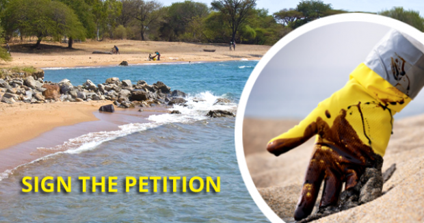 Oil pollution petition call to action