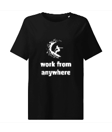 Women's Organic Ribbed Neck T-Shirt wfa-surfer