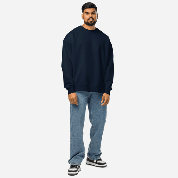 Unisex Organic Oversized Sweatshirt