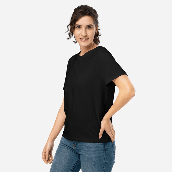 Women's Organic Ribbed Neck T-Shirt