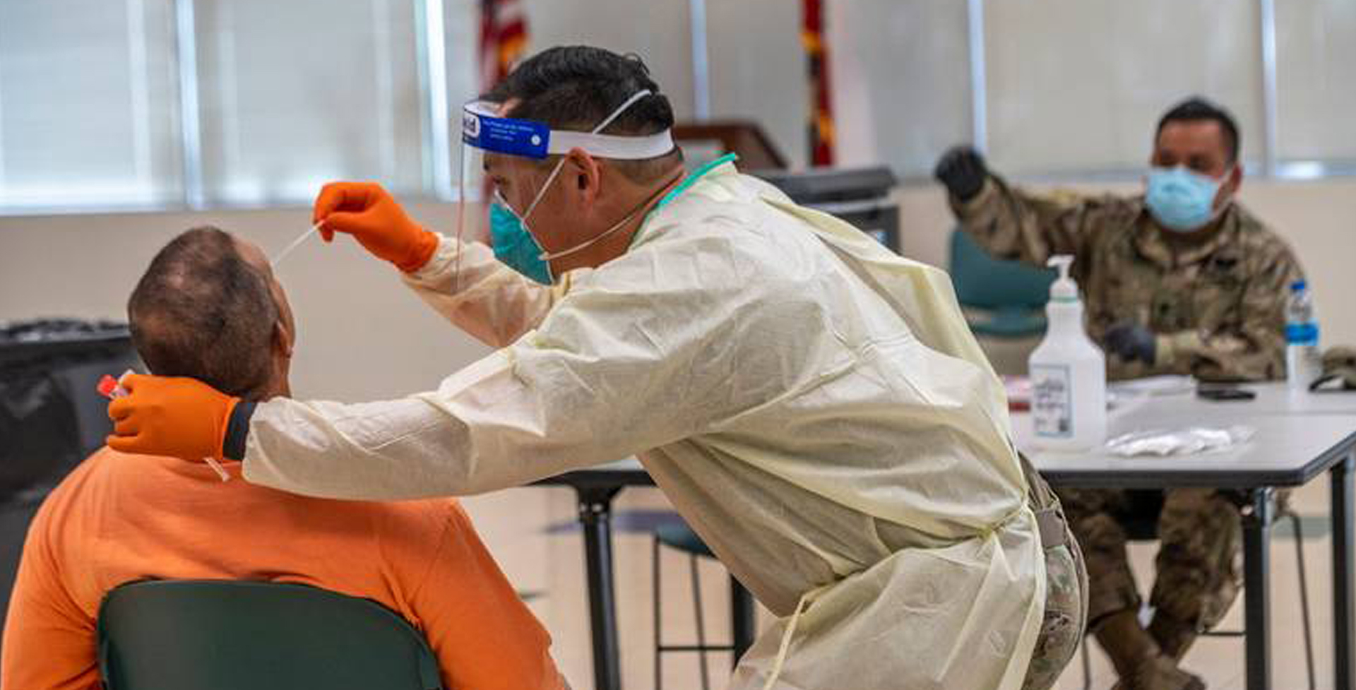 lindsay giguiere, national guard supporting america in the coivd-19 pandemic, distributing food, personal protection equipment and fulfilling their normal national guard duties and civilian jobs