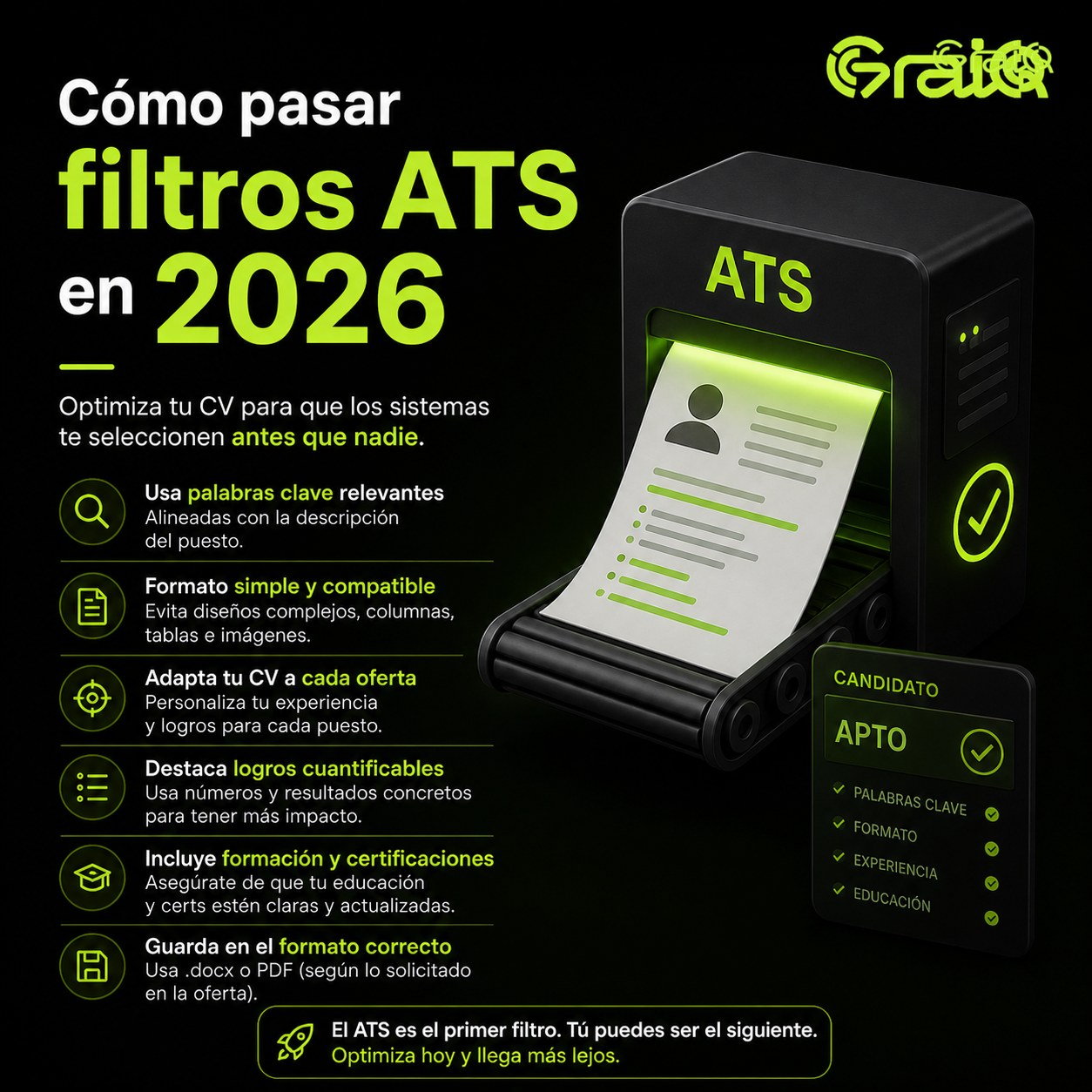 Cómo pasar filtros ATS en 2026