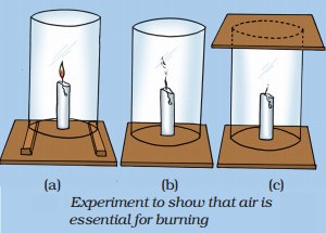 Demonstrate An Activity Of Experiment To Show That Air Is Essential For Burning