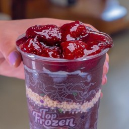 Combo Topzera: 02 copos de Açaí 500ml: Topíssimo Açaí - o Melhor da Cidade!