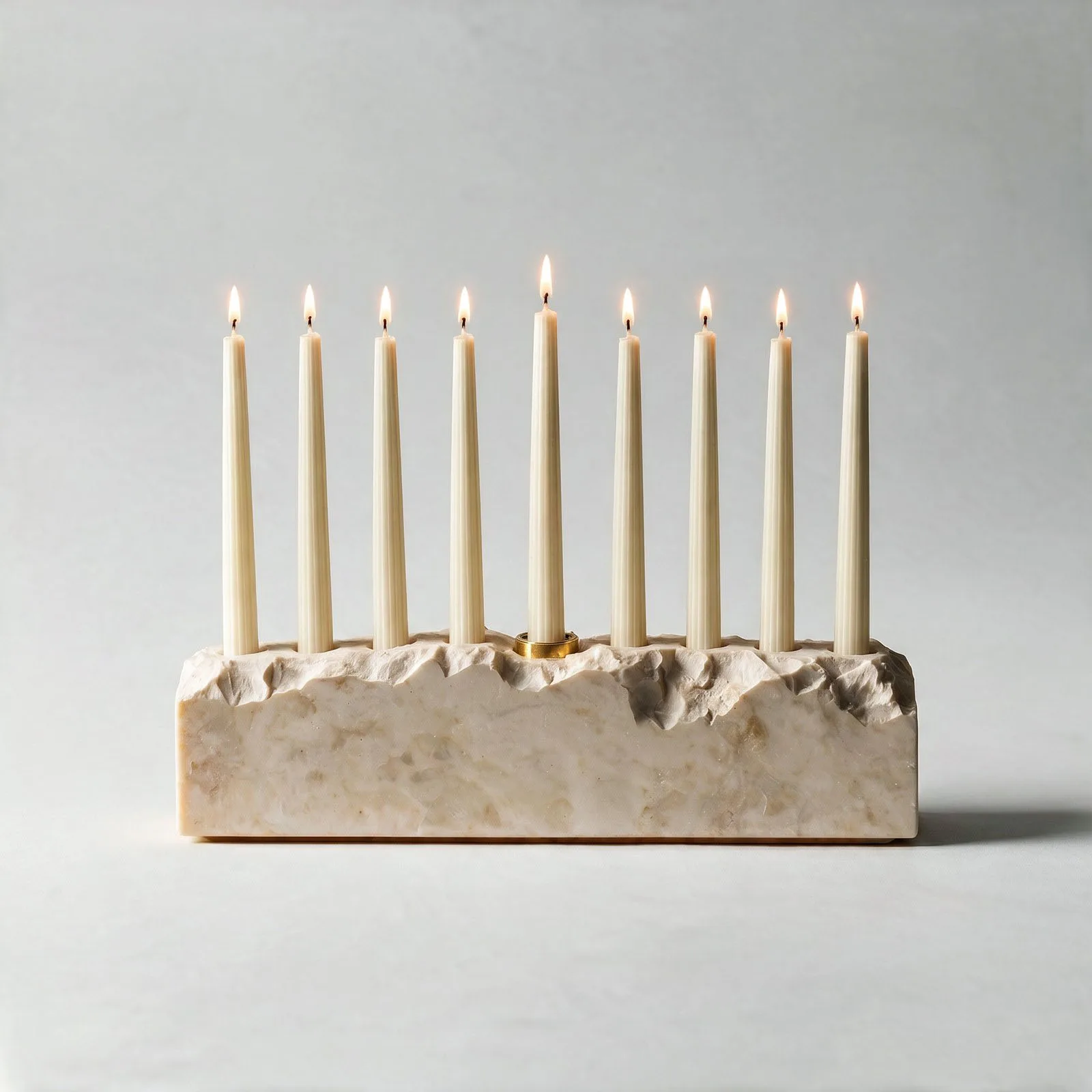 "Slab" Menorah