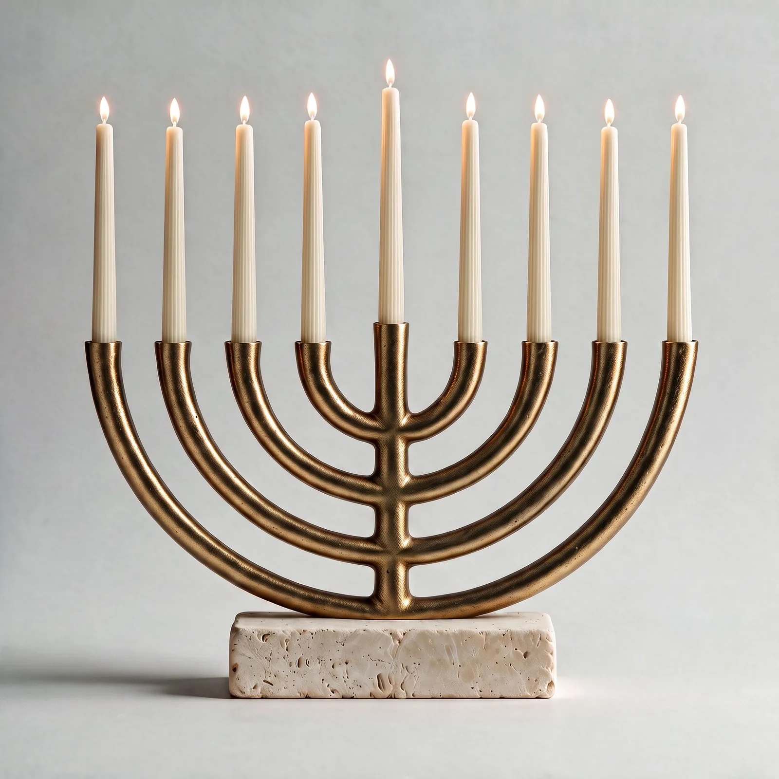 "Stemless" Menorah