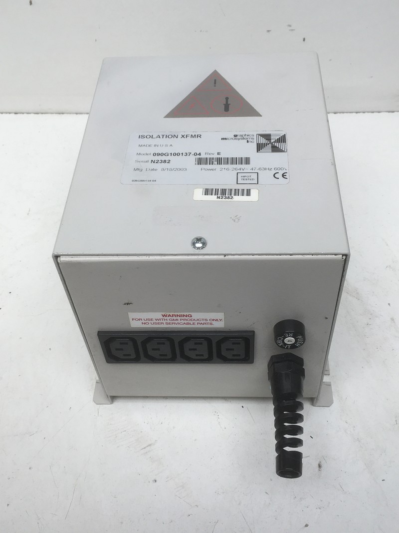 090G1001374-04 GMI Graphics Microsystems Inc Isolation XFMR transformer power supply