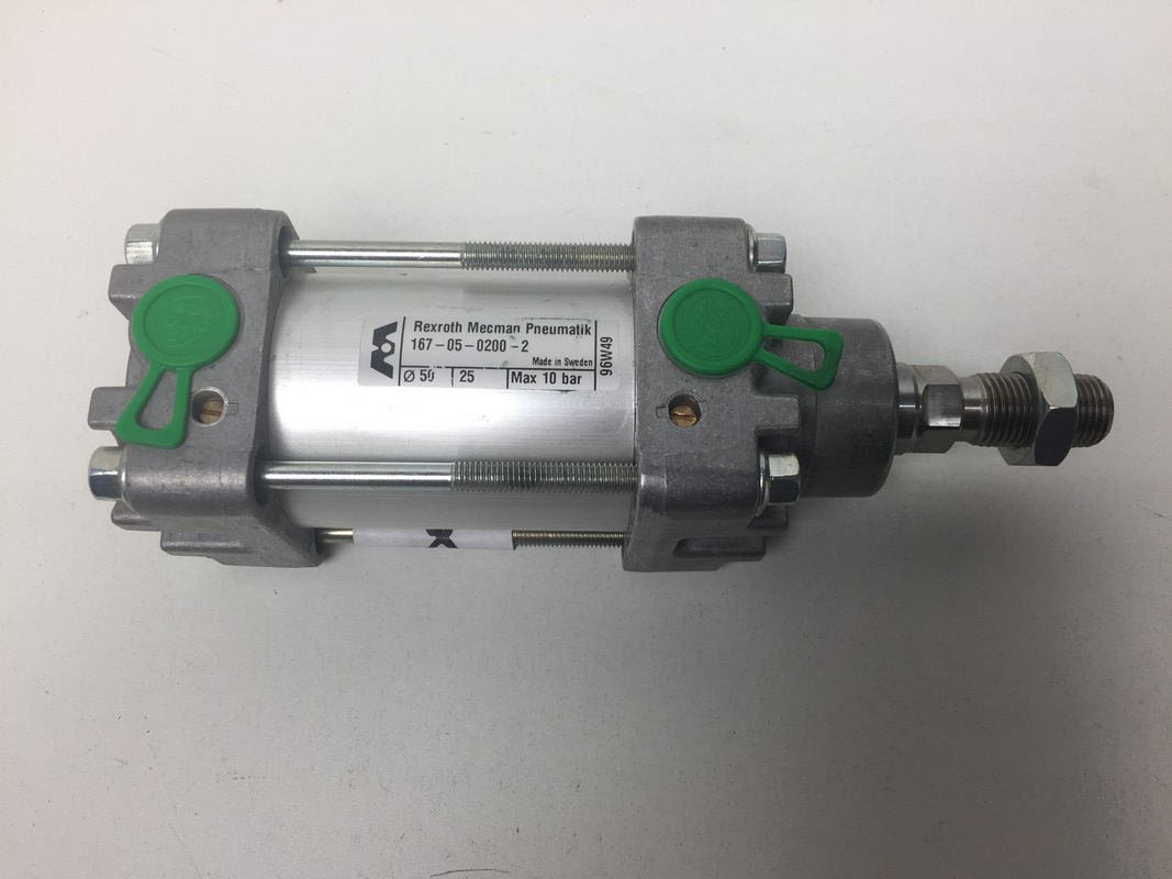 Details about   REXROTH 167-06-1200-2 PNEUMATIC CYLINDER 63MM BORE 125MM STROKE 