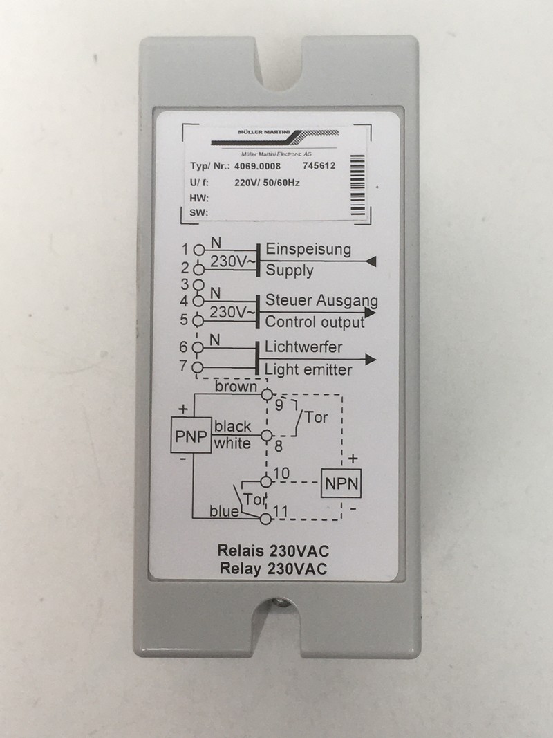 4069.0008 Müller Martini GmbH Relay 