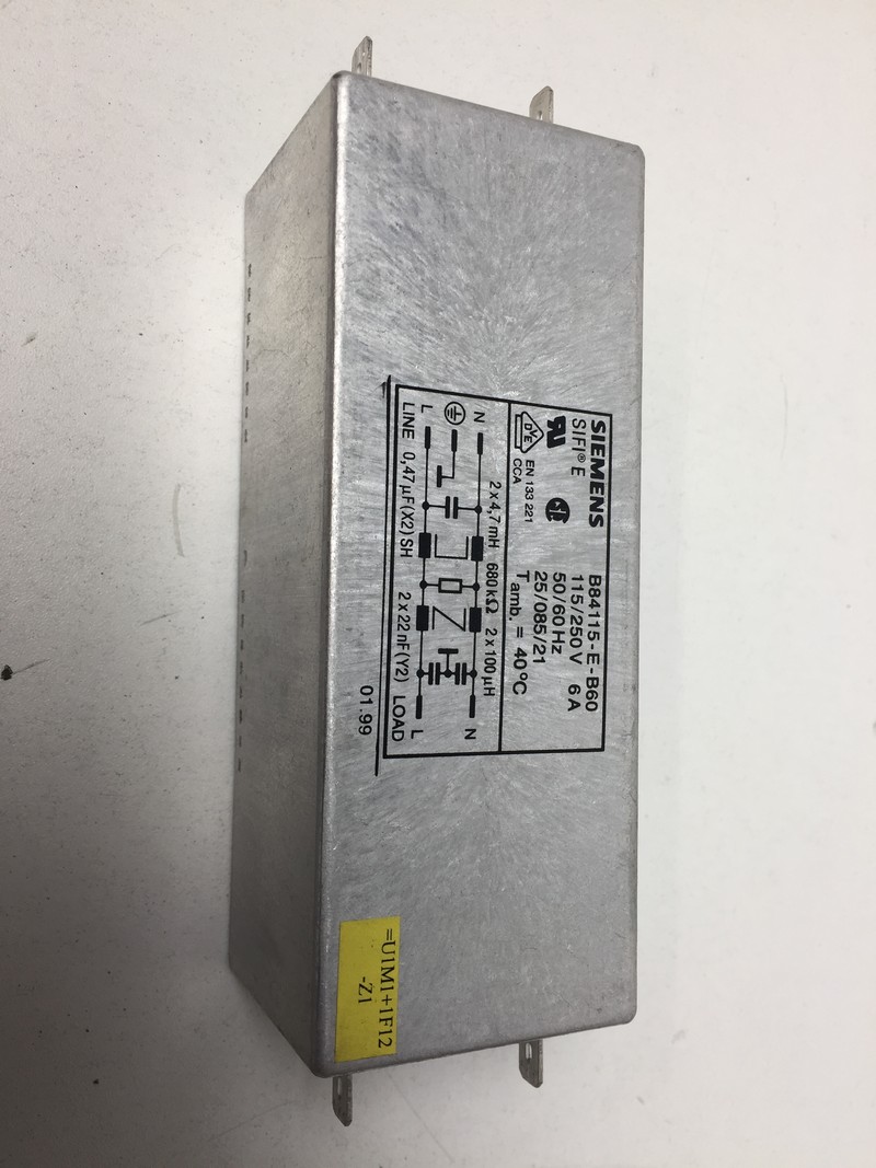 GWS Parts - B84115-E-B60 Siemens line filte for MAN Lithoman