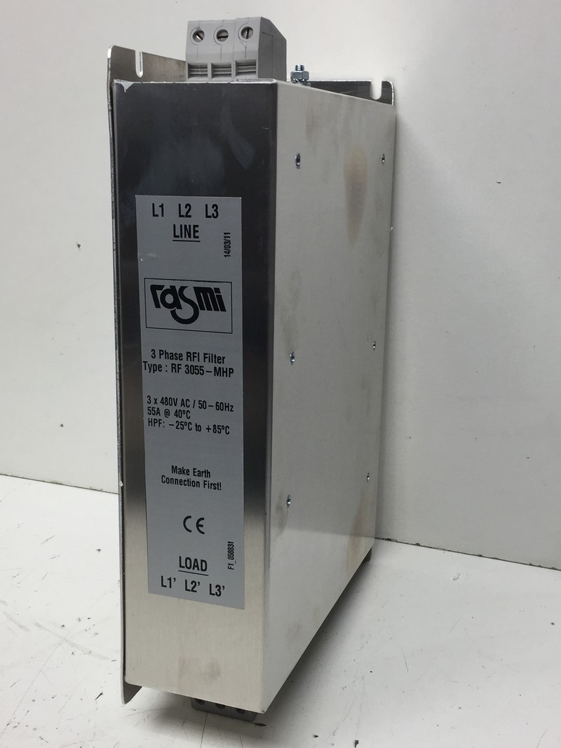 RF 3055-MHP RASMI Electronics 3 Phase RFI Filter