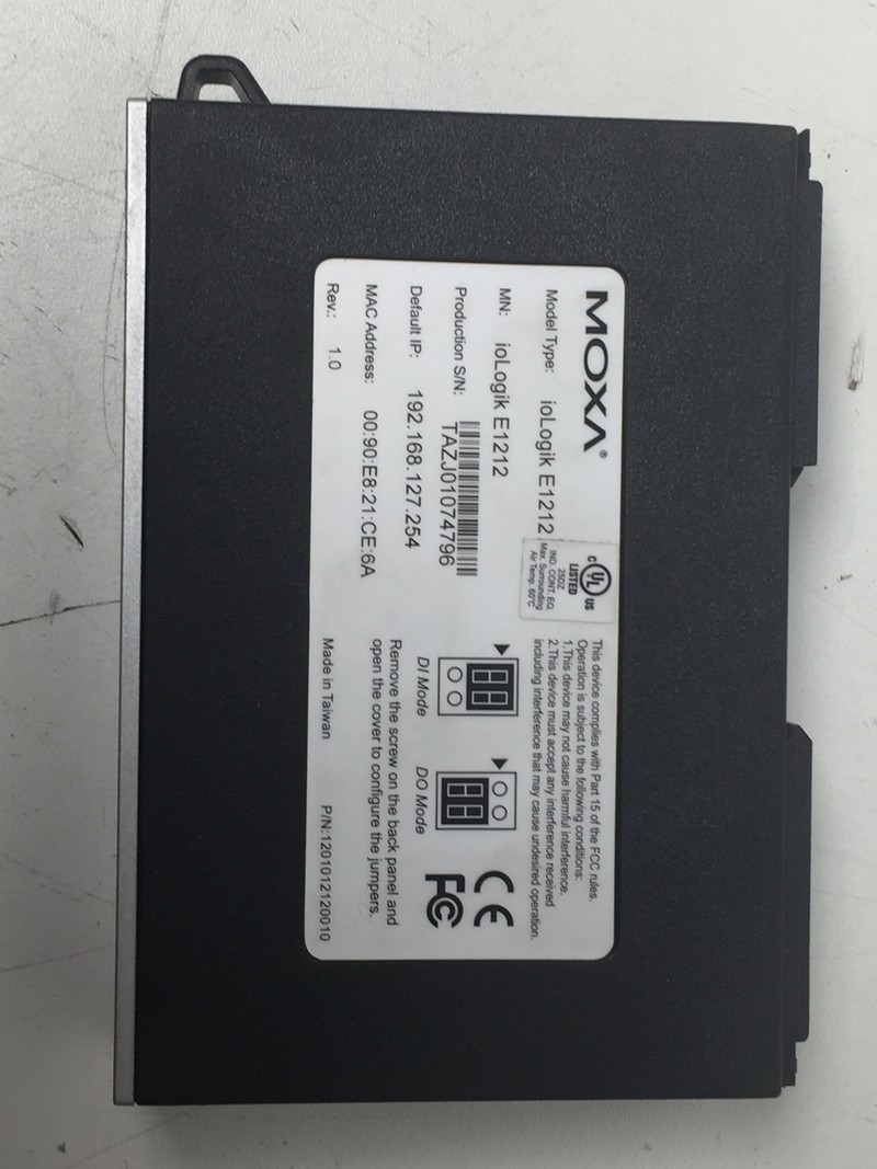 GWS Parts - ioLogik E1212 Moxa ethernet switch for Mitsubishi Euro M