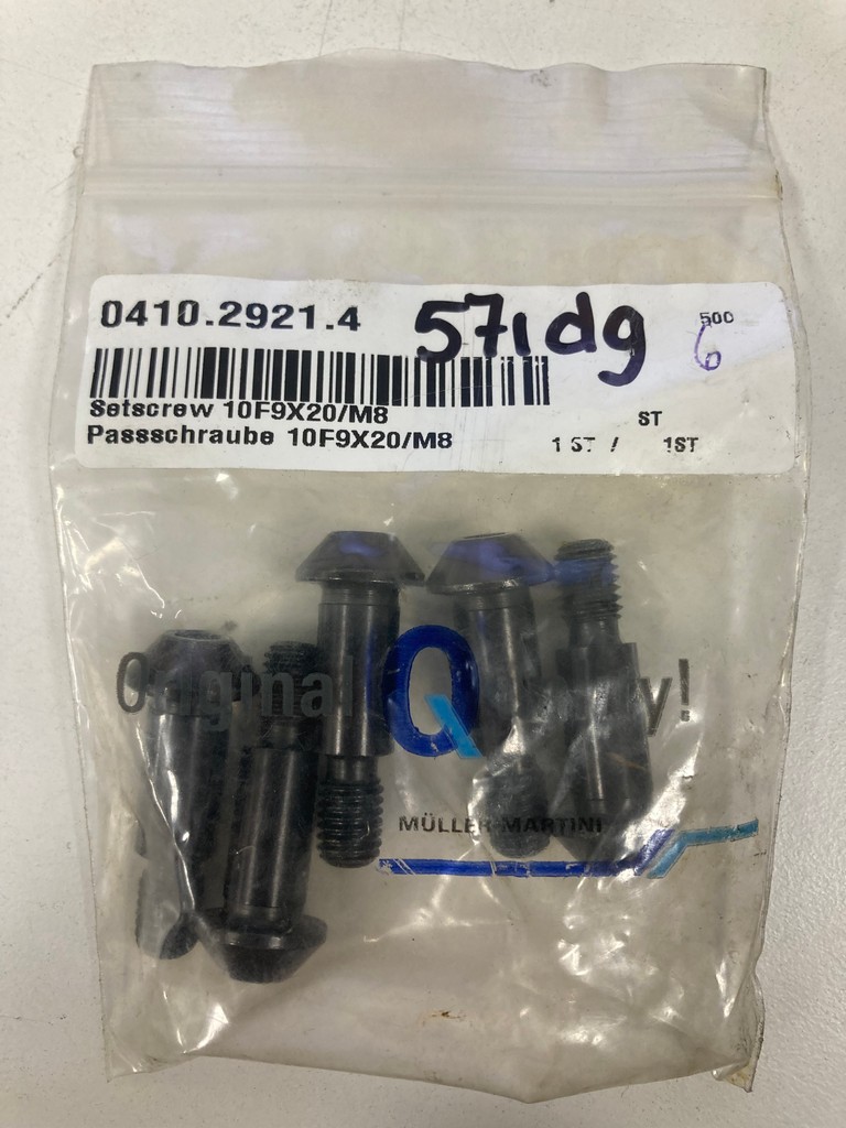 0410.2921.4 Müller Martini GmbH Setscrew 10F9X20/M8