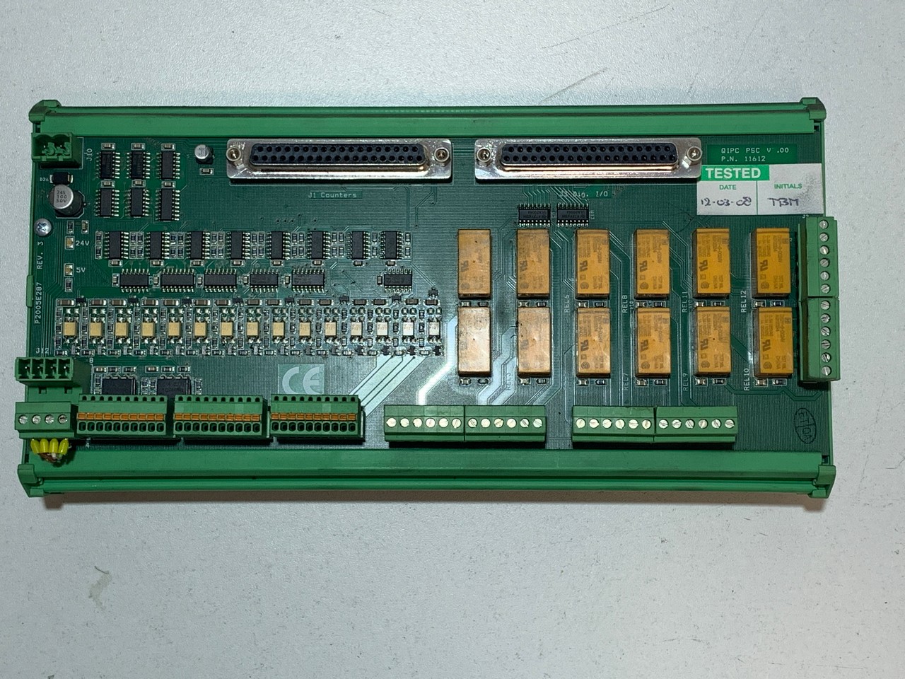 11612 QI Press Controls Circuit Board PSC V.00