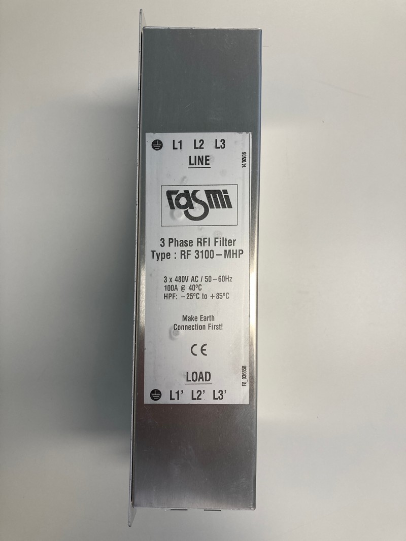 RF 3100-MHP Rasmi Electronics 3 Phase RFI filter