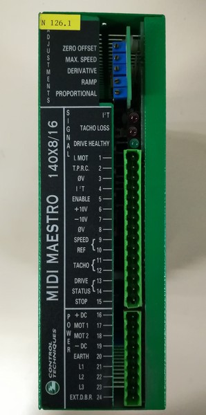 140 x 8/16 Control Techniques MIDI Maestro D.C. Servo Drive Control 105G15