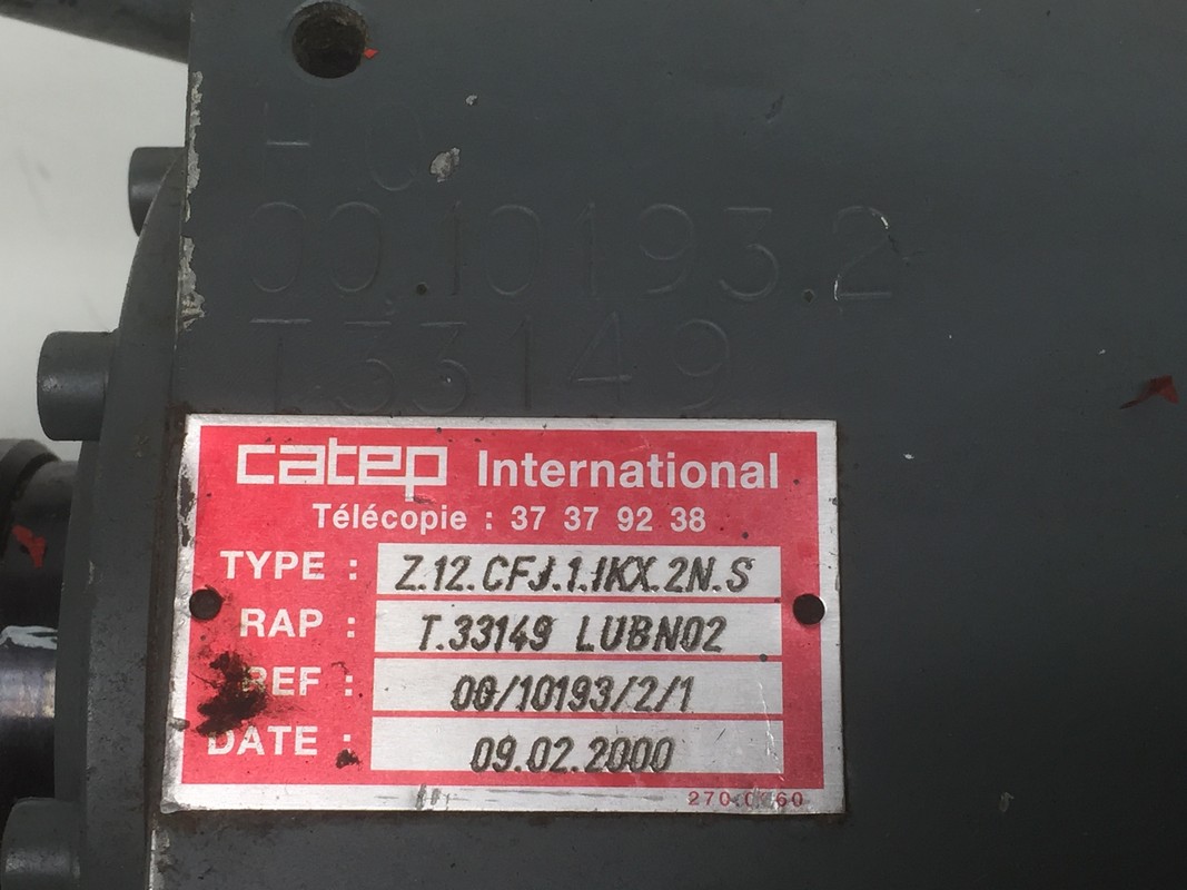 GWS Parts - Z.12.CFJ.1.IKX.2NS Catep catep gear box for Goss PCC 2