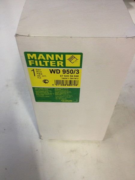 WD 950/3 MANN Filter Oil Folter