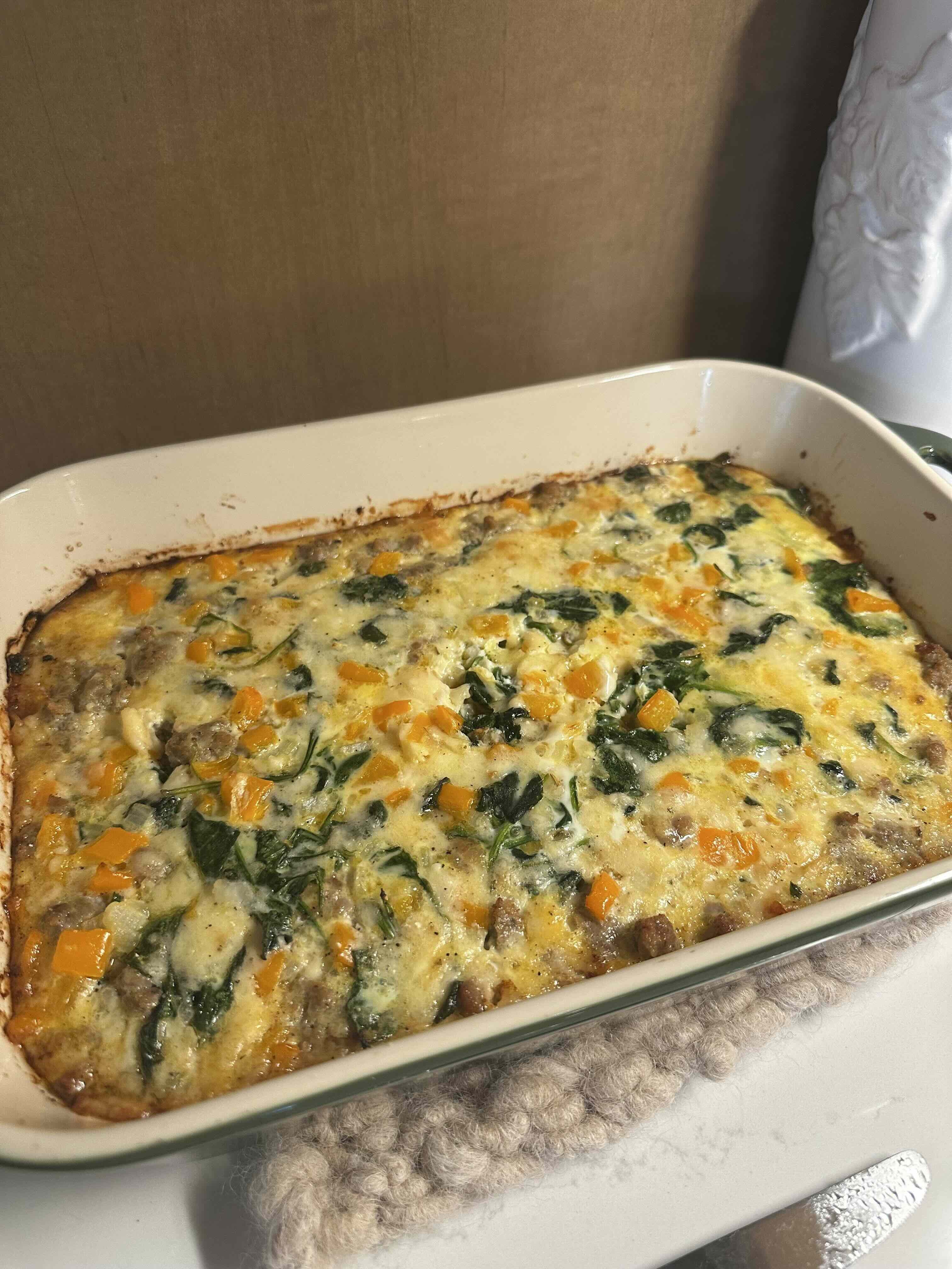 Breakfast Sausage and Egg Casserole