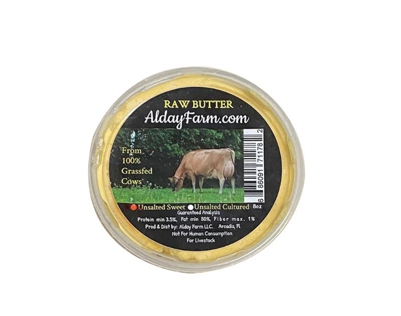 RAW BUTTER ALDAY 8OZ NO SALT