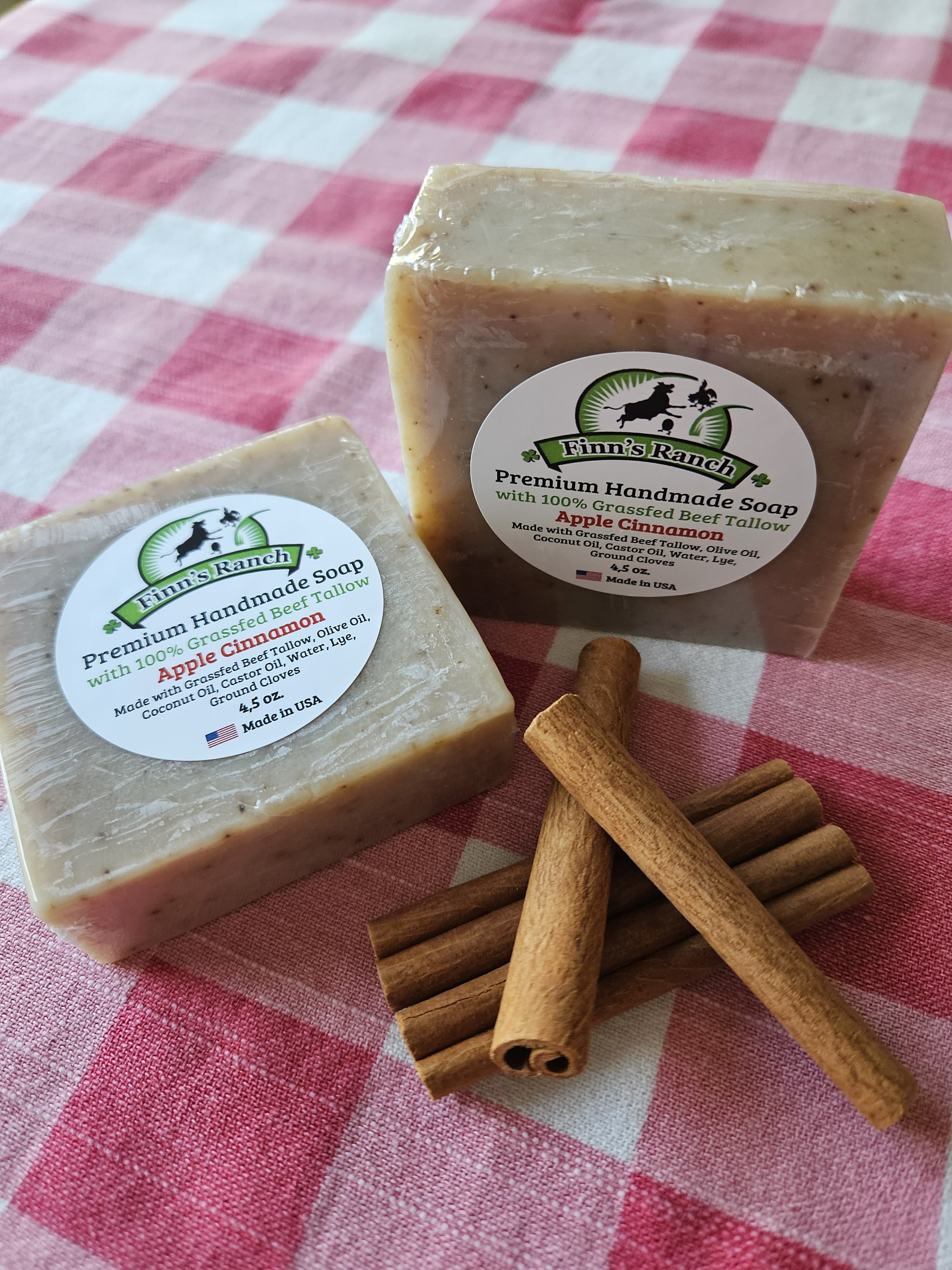 Tallow Soap - Apple & Cinnamon