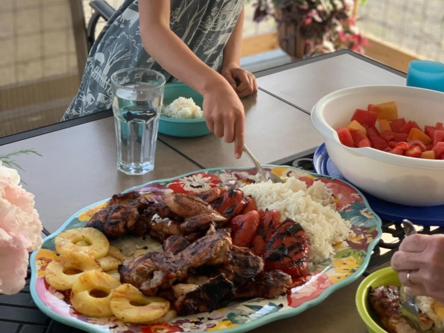 Simple Summer Favorite - Hawaiian Chicken Bowls