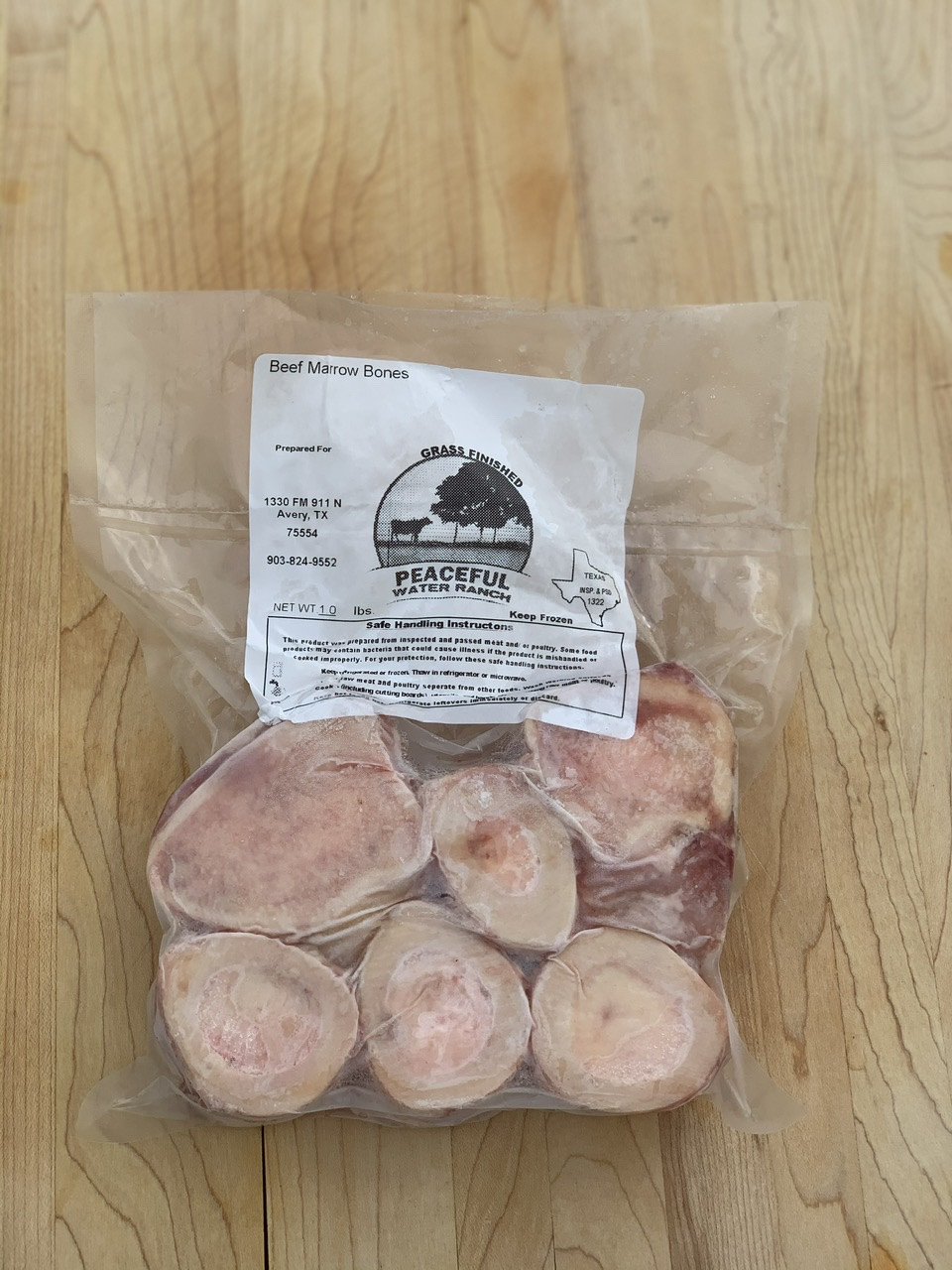 Beef Marrow Bones - Disc Cut
