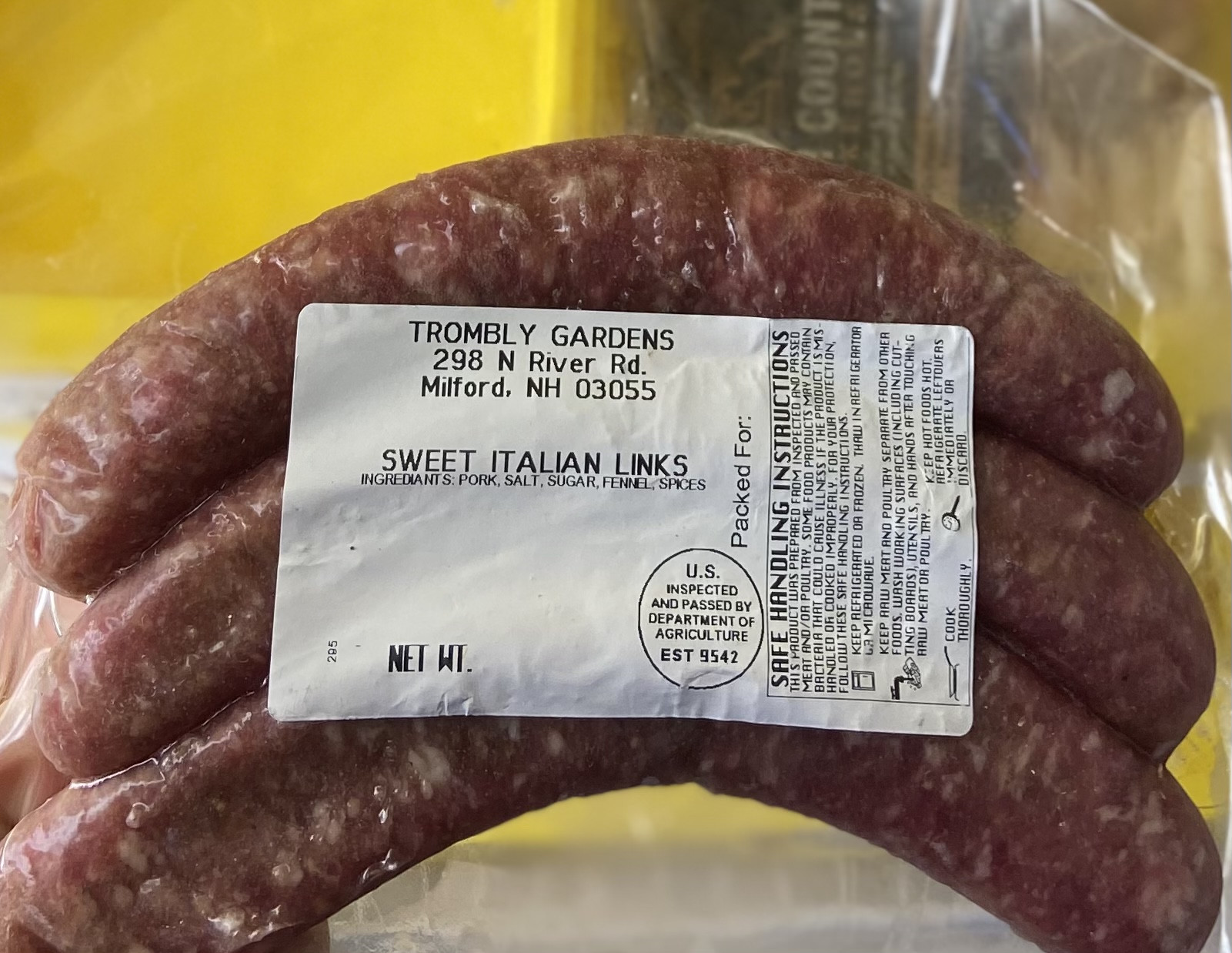 Sweet Sausage Links