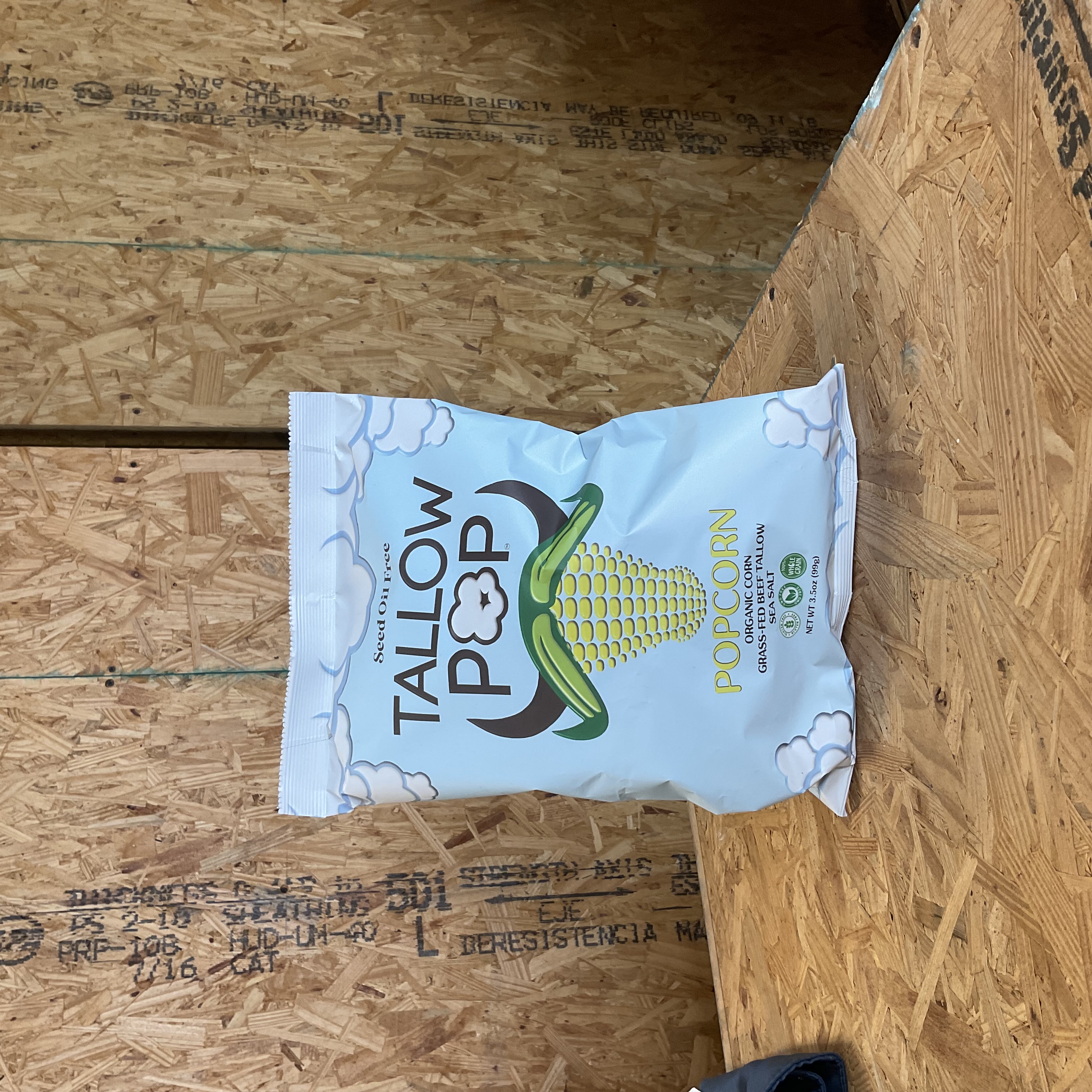 Popcorn, Organic, Tallow Pop
