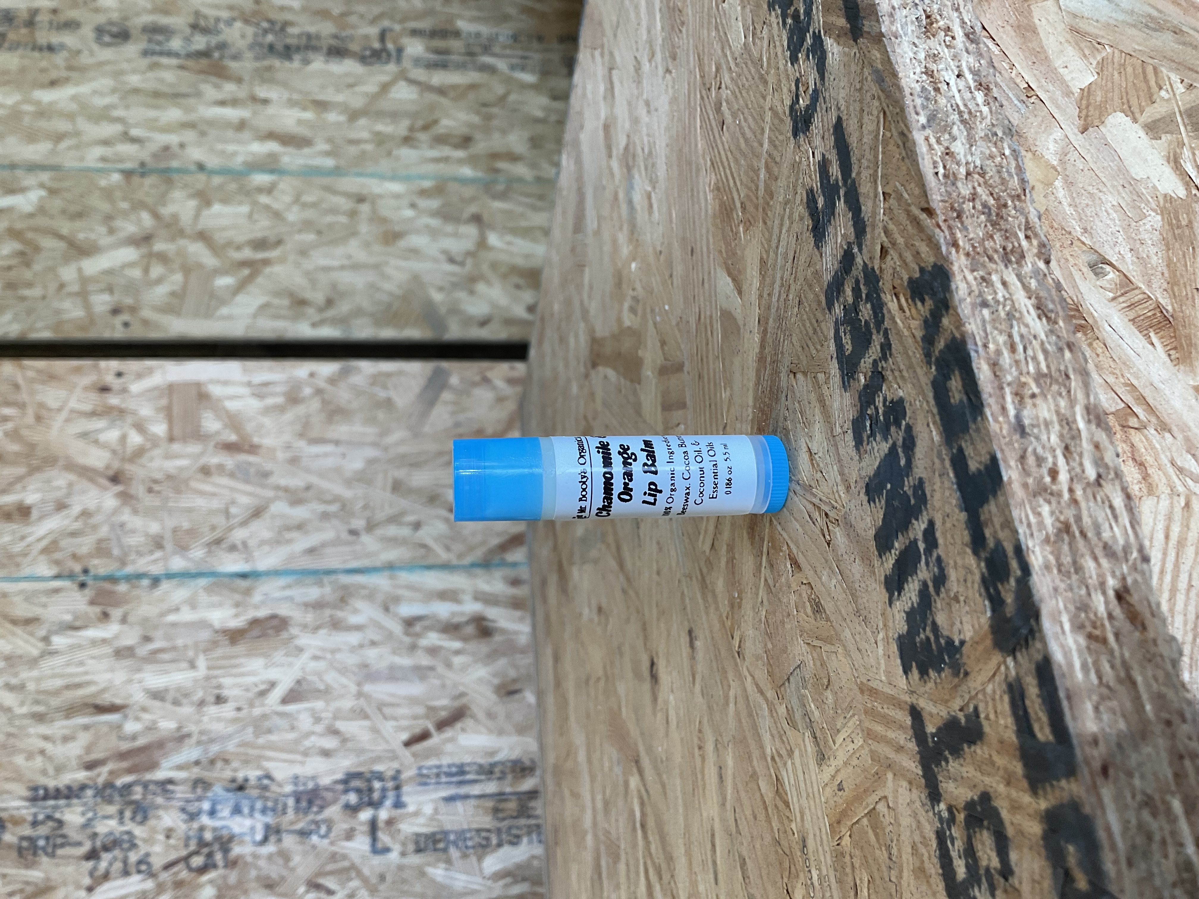 Lip Balm, Chamomile & Orange, Mr Bootys Organics