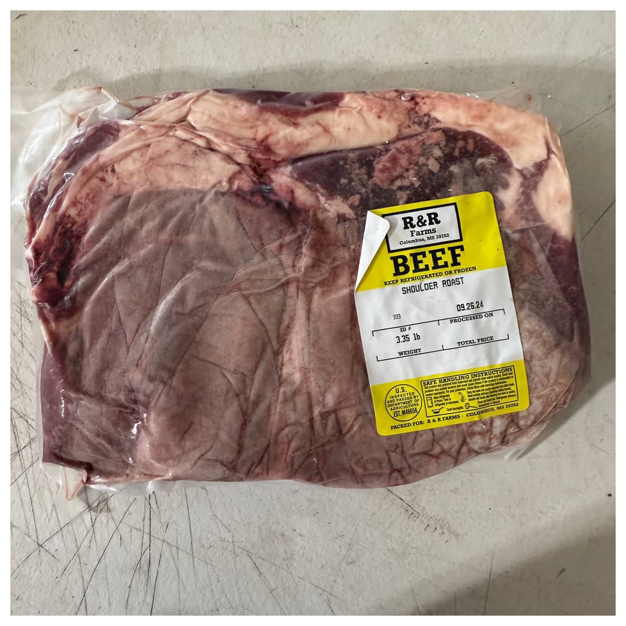 Shoulder Roast or Arm roast