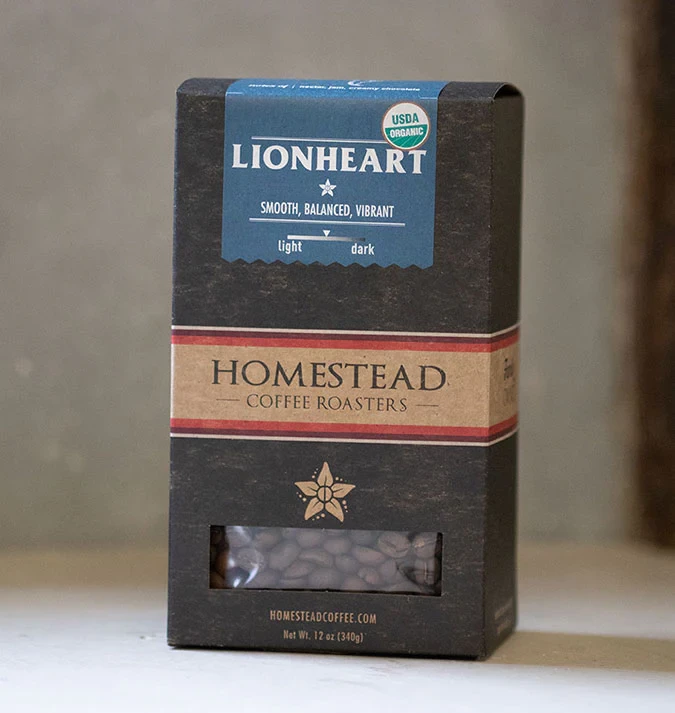 Organic Whole Bean Coffee: Lionheart