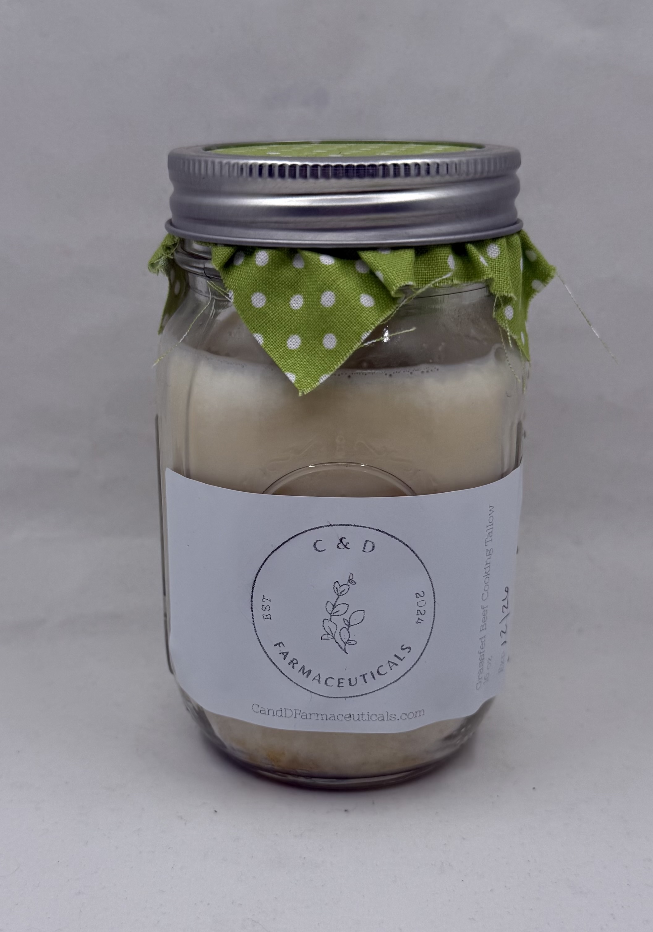 Rendered Tallow for Cooking