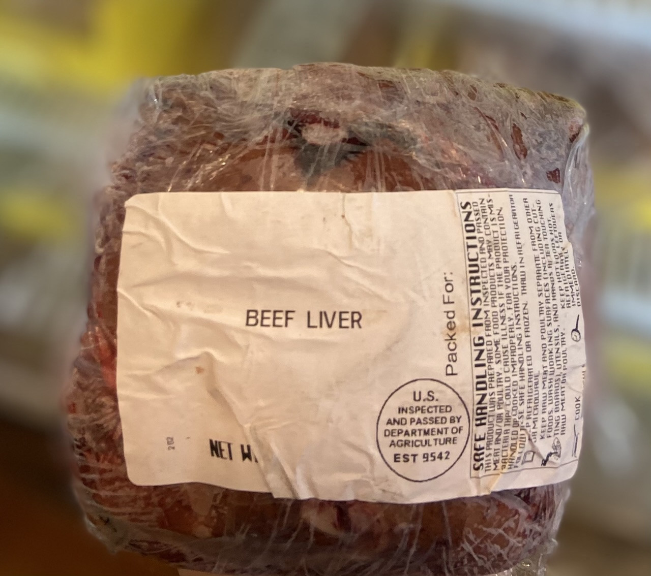 Liver, Beef