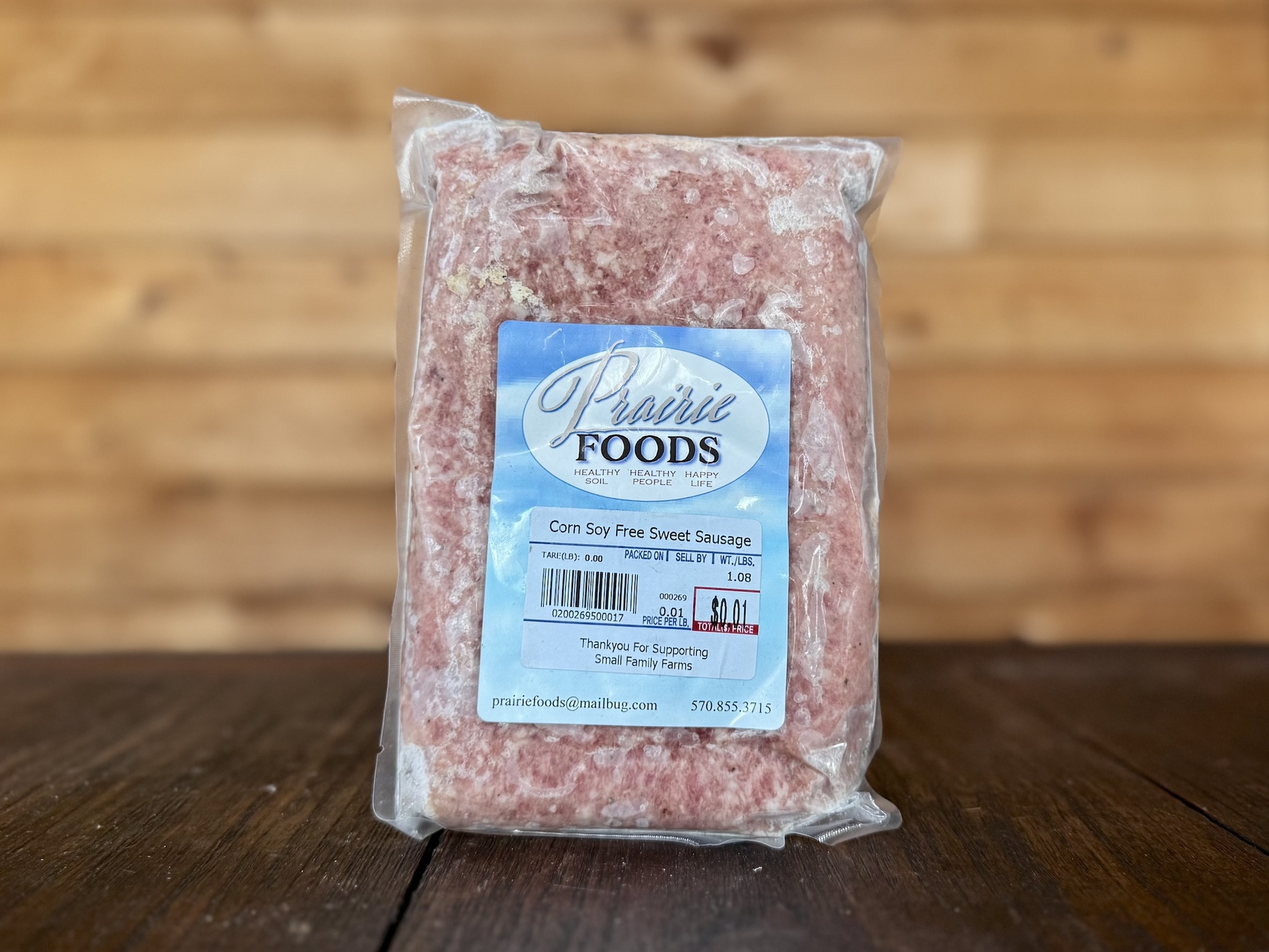 Sweet Loose Pork Sausage