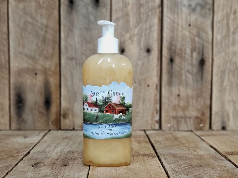 Refreshing Mint Liquid Soap 8-oz