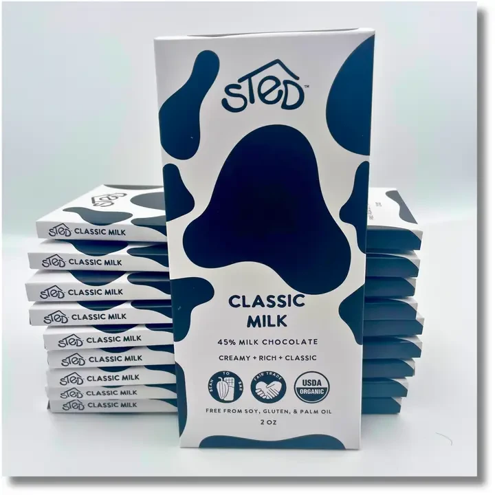 Sted Organic Classic Milk Chocolate Bar