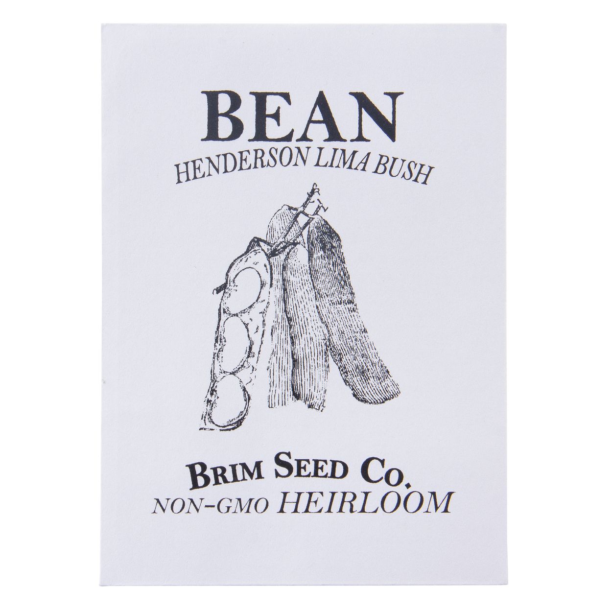 Bean, Lima Bush Heirloom Seed