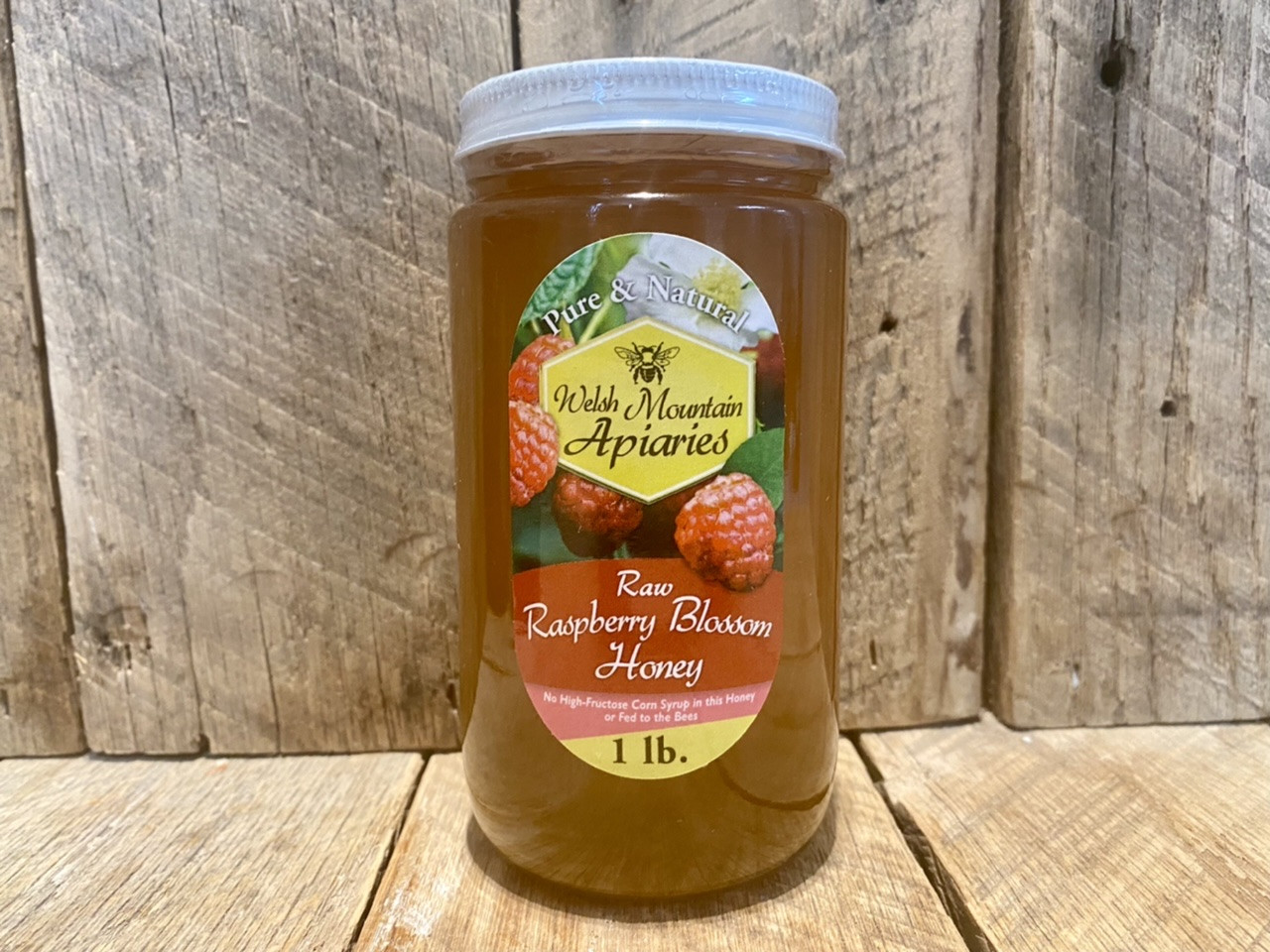 1 lb. Raw Raspberry Honey