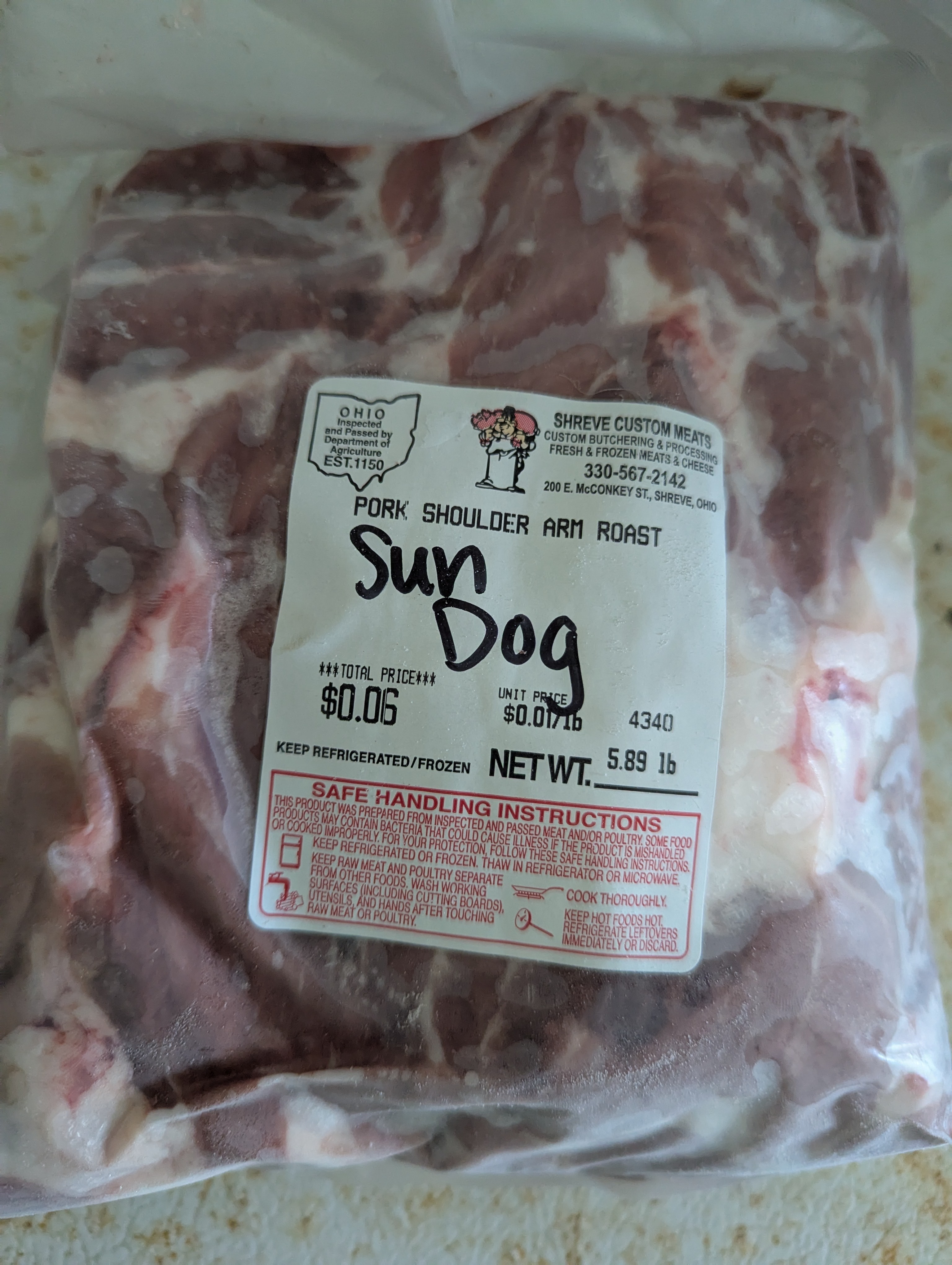 Bone-in Pork Boston Butt