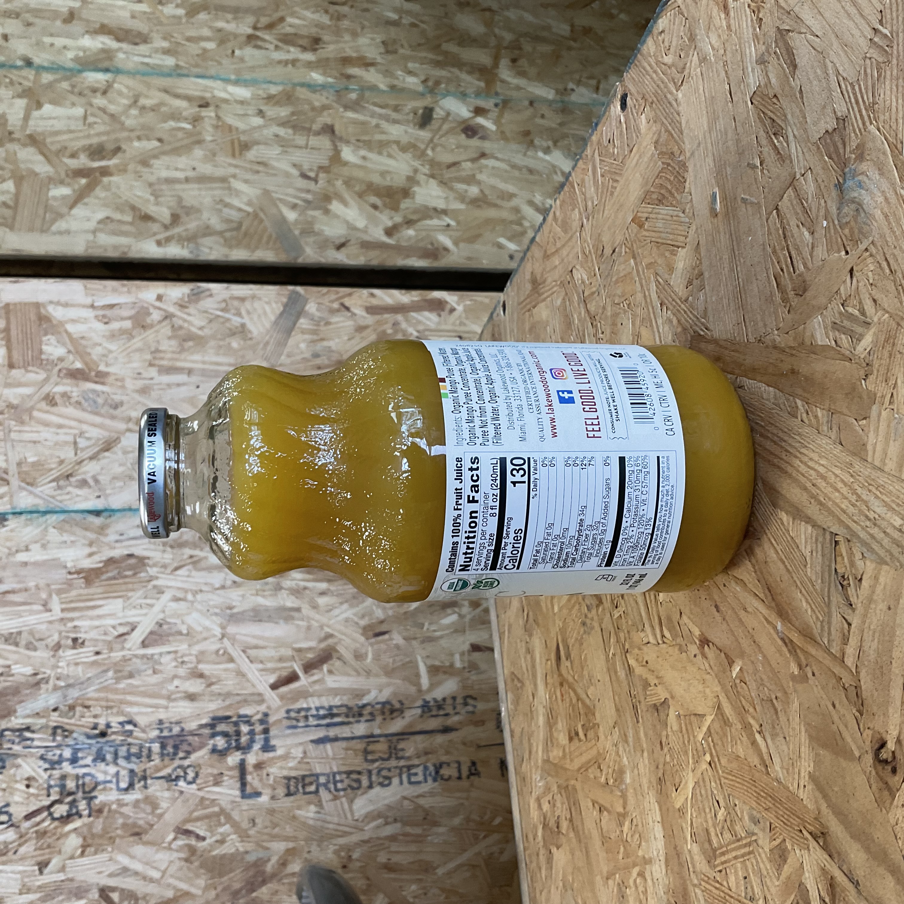 Juice, Mango Blend, Organic, Lakewood